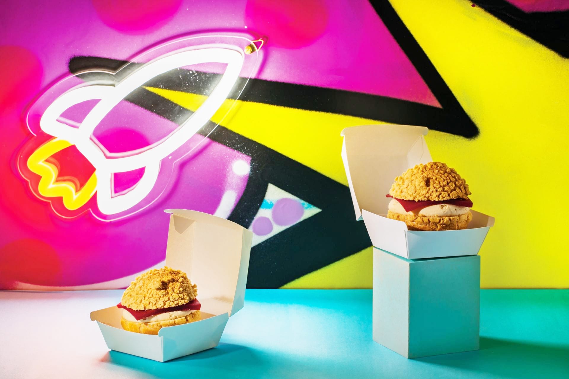 Pb J Choux Burger